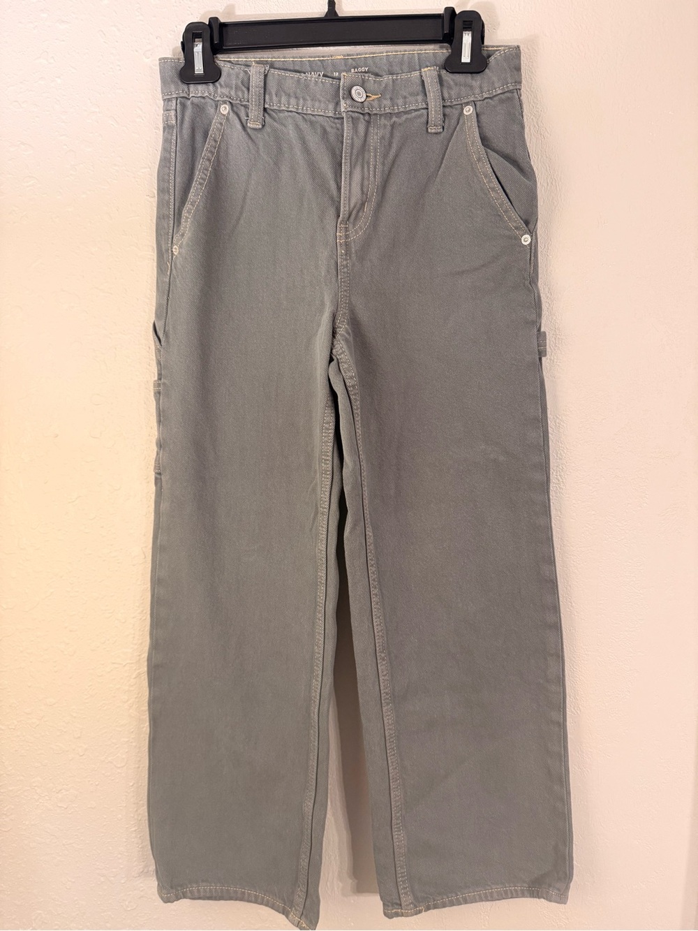 Old Navy Boys Baggy Jeans Gray 12
